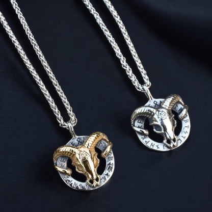 Halskette „Thors Ziege Tanngrisnir“ 