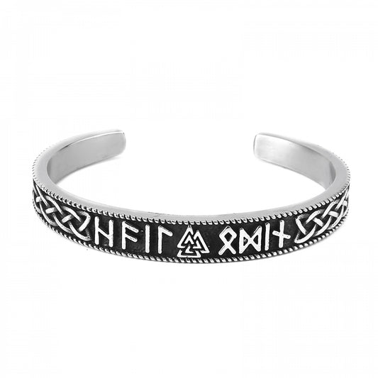 Valknut-Runes Armband - Silver