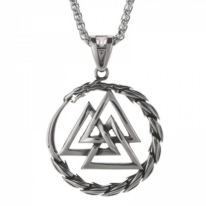 Necklace "Valknut Nidhöggr XXL"