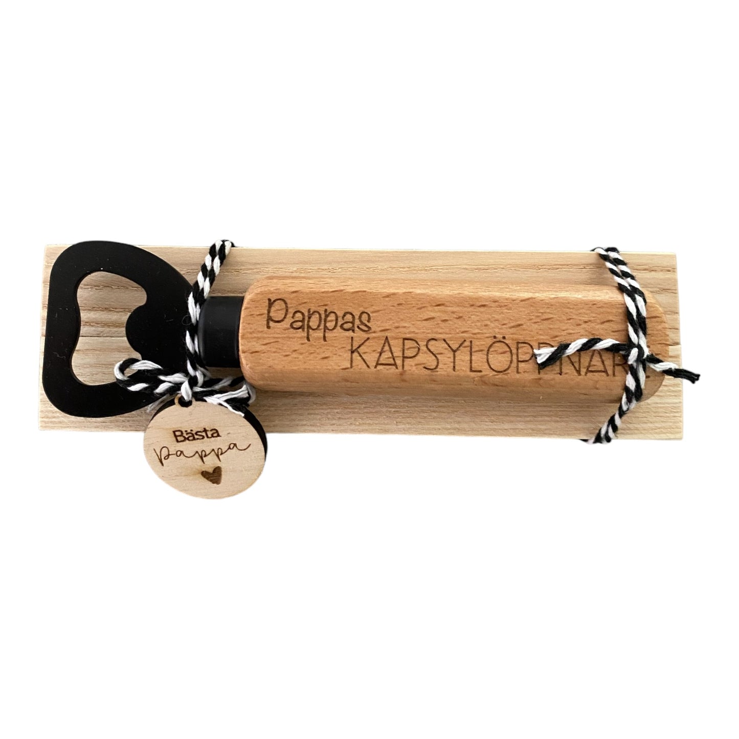 Personligt graverad flasköppnare