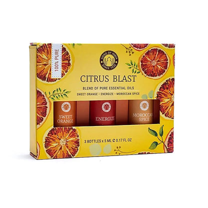 Set med rena eteriska oljor "Citrus Blast" - Song of India